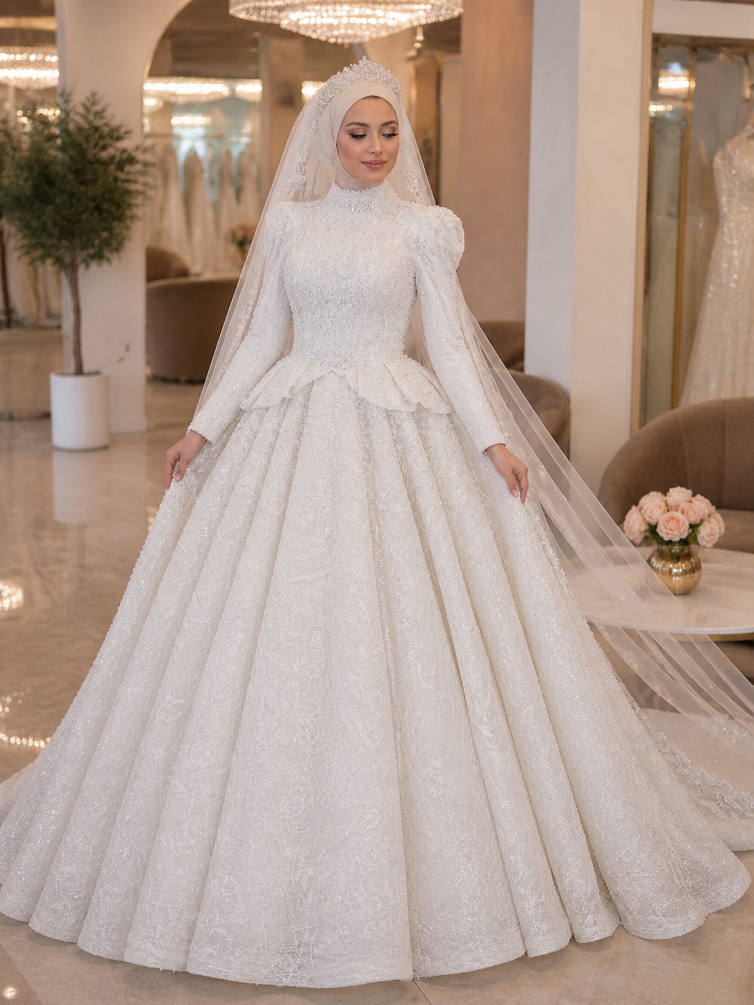 Tesettür Gelinlik - Adana Asil Gelin